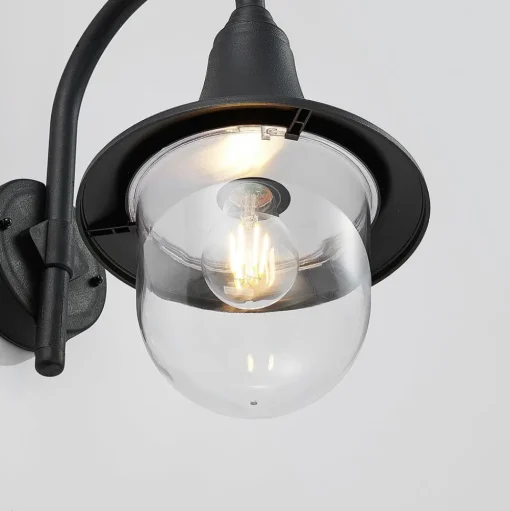 Lindby buitenwandlamp Nalevi, 41cm, zeewaterbestendig, E27, IP44