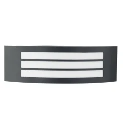 Lindby buitenwandlamp Vimal, E27, 32 cm, zwart, aluminium