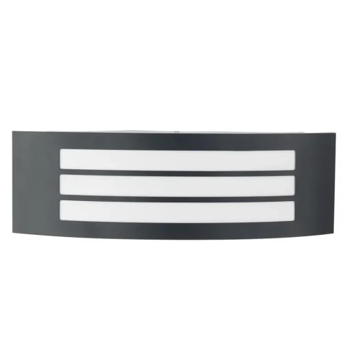 Lindby buitenwandlamp Vimal, E27, 32 cm, zwart, aluminium