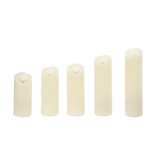 Lindby Candora LED kaars 5 per set afstandsbed.