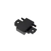Lindby connector Lumaro, 180°, zwart, kunststof, set van 2