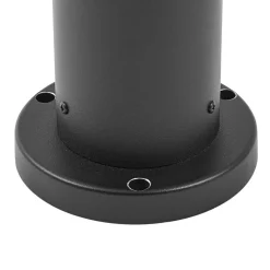 Lindby Dangan sokkellamp, wit, 60 cm, glas, sensor