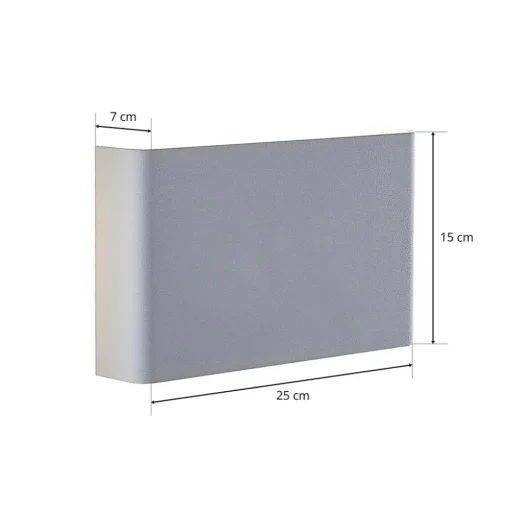 Lindby Dilip wandlamp van staal, wit