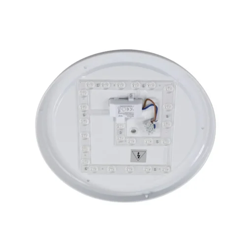 Lindby Doki LED buiten plafondlamp, 34 cm, wit, kunststof