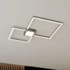 Lindby Duetto LED plafondlamp antraciet 28 W