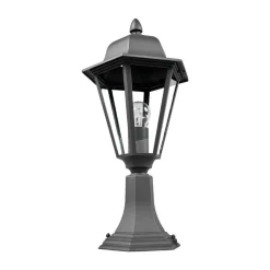 Lindby Edana sokkellamp, 52 cm, antraciet, E27, IP44