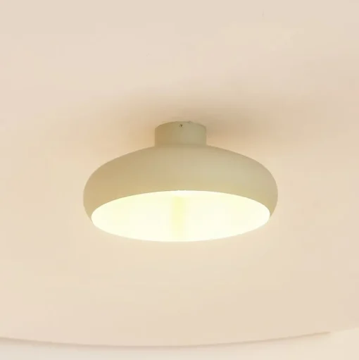 Lindby Elover plafondlamp, lichtgroen, Ø 45 cm, ijzer