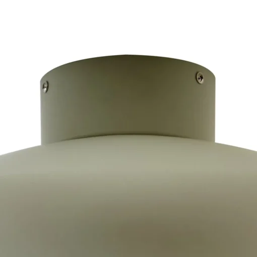Lindby Elover plafondlamp, lichtgroen, Ø 45 cm, ijzer