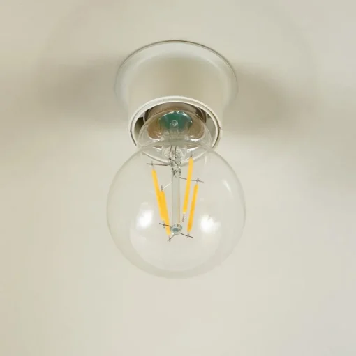 Lindby Elover plafondlamp, lichtgroen, Ø 45 cm, ijzer