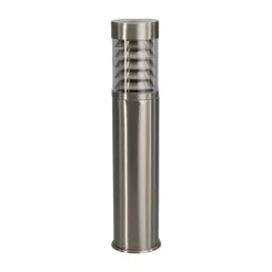 Lindby Enja sokkellamp, 50 cm, roestvrij staal, IP44, E27