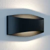 Lindby Evric LED buiten wandlamp, breedte 25,4 cm