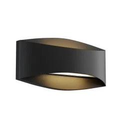 Lindby Evric LED buiten wandlamp, breedte 25,4 cm