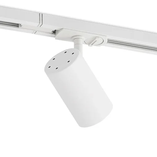 Lindby 1-fase railsysteem Linaro, GU10, 5-lamps, wit