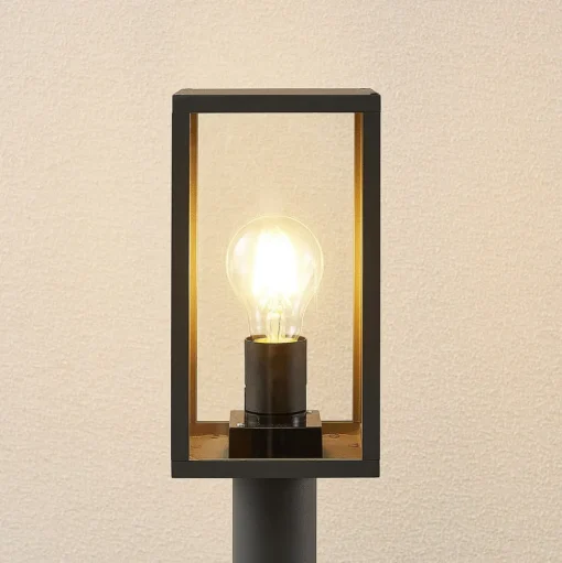 Lindby Filimon tuinpadverlichting, 80 cm, antraciet, IP44, E27