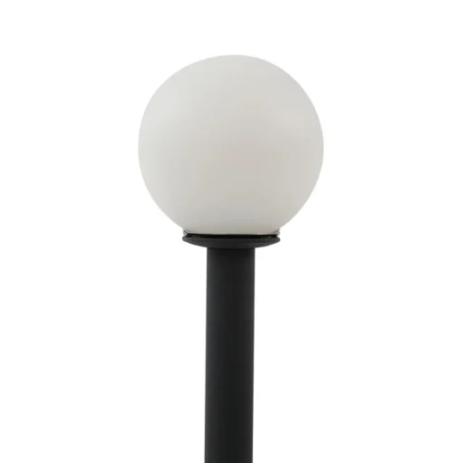 Lindby Freydis LED lamp op zonne-energie, zwart, aluminium, 2.000 K