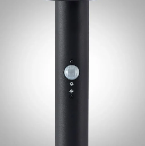 Lindby Gregory LED tuinpadverlichting, 76cm, sensor, donkergrijs, IP44