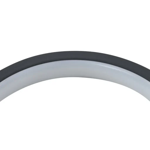 Lindby grondspies lamp op zonne-energie Syrene, 18 cm, zwart, aluminium
