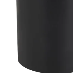 Lindby grondspot inbouwlamp Cliff, Ø 13 cm, rond, zwart