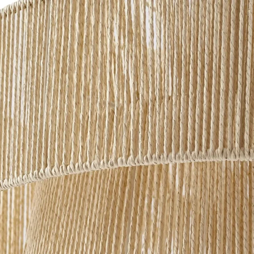 Lindby hanglamp Anuva, naturel, papier, Ø 45 cm