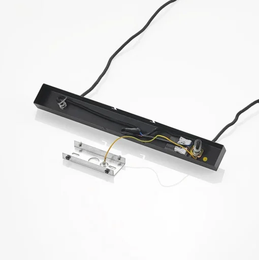 Lindby hanglamp Baliko, zwart/messing, 5-lamps, GU10