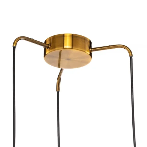 Lindby hanglamp Belarion, meerkleurig, 3-lamps, Ø 55 cm