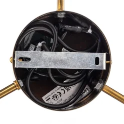 Lindby hanglamp Belarion, meerkleurig, 3-lamps, Ø 55 cm