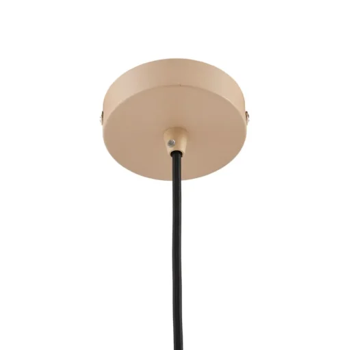 Lindby hanglamp Clarine, beige, Ø 32 cm, metaal
