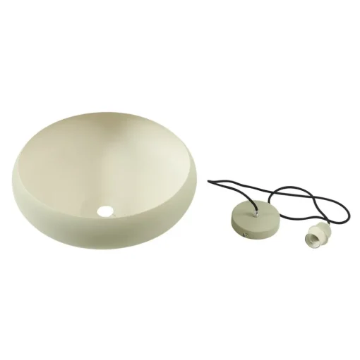 Lindby hanglamp Elover, lichtgroen, Ø 45 cm, ijzer