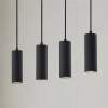 Lindby hanglamp Joffrey, 76 cm, zwart, 4-lamps, GU10