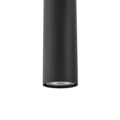 Lindby hanglamp Joffrey, Ø 24 cm, zwart, 3-lamps, GU10