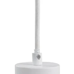Lindby hanglamp Joffrey, 76 cm, wit, 4-lamps, GU10