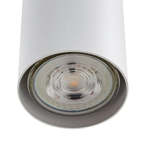 Lindby hanglamp Joffrey, 76 cm, wit, 4-lamps, GU10