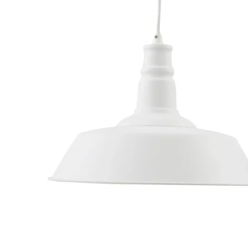 Lindby hanglamp Laylan, wit, Ø 36 cm, metaal