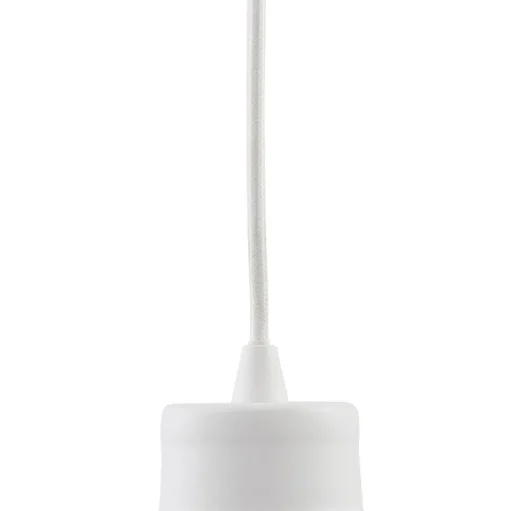 Lindby hanglamp Laylan, wit, Ø 36 cm, metaal