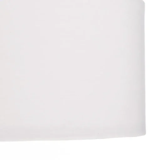 Lindby hanglamp Sebatin, Ø 50 cm, wit, stof, E27
