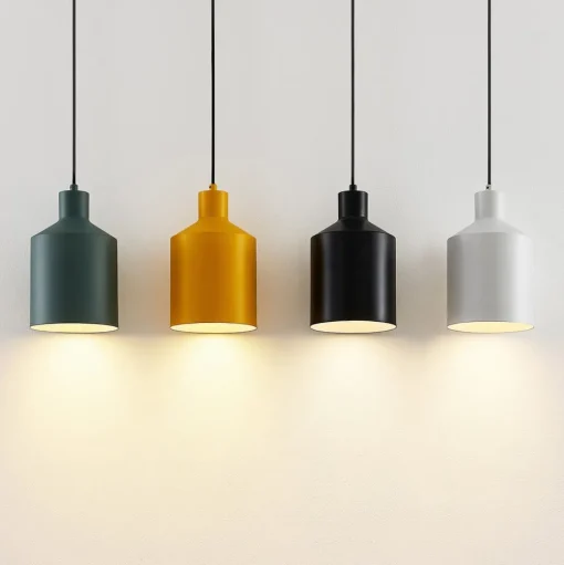 Lindby hanglamp Tirane, kleurrijk, metaal, lengte 94 cm, E27