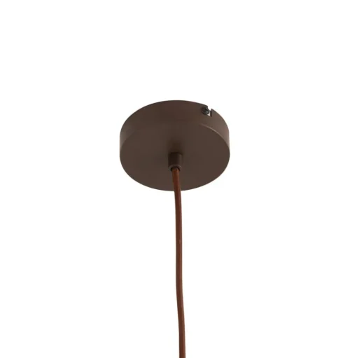 Lindby hanglamp Valentina, E27, Ø 25 cm, rookgrijs, glas