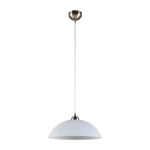 Lindby hanglamp Valeria, wit, glas, Ø 40 cm, E27