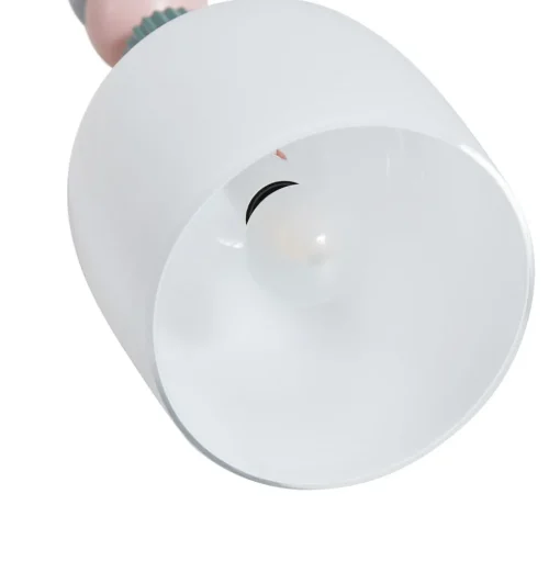 Lindby hanglamp Ysoria, grijs/roze/groen, keramiek, Ø 16 cm