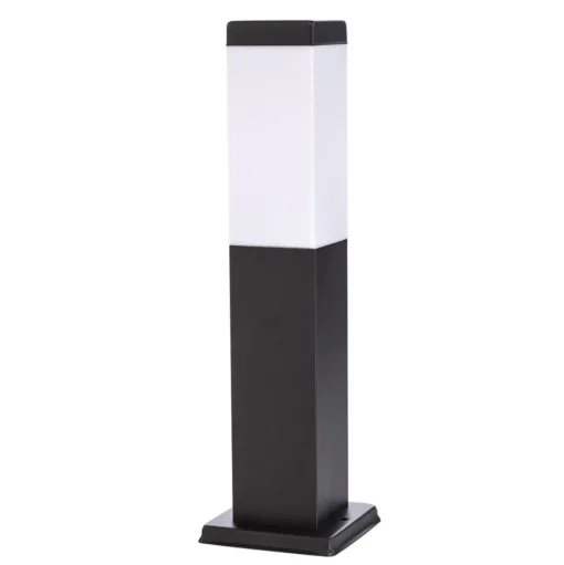 Lindby Honula sokkellamp, 45 cm, donkergrijs, IP44, E27