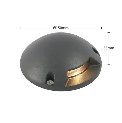 Lindby Huban LED vloeropbouwlamp, 1-lamp