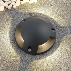 Lindby Huban LED vloeropbouwlamp, 3-lamps
