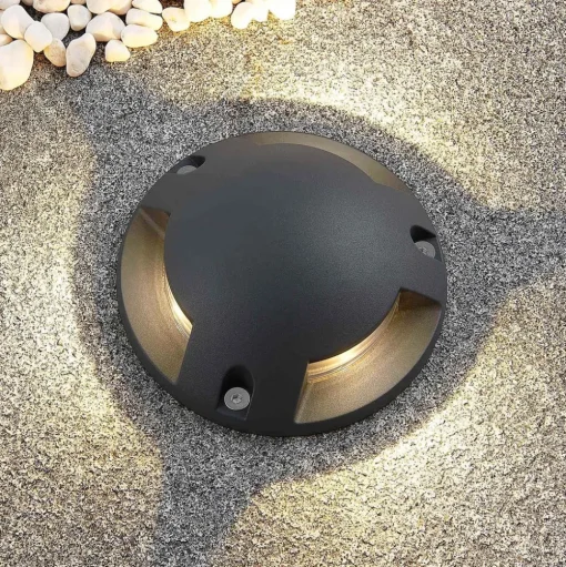 Lindby Huban LED vloeropbouwlamp, 3-lamps