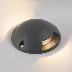 Lindby Huban LED vloerspot, 2-lamps