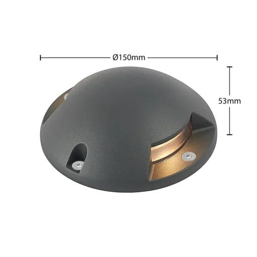 Lindby Huban LED vloerspot, 2-lamps