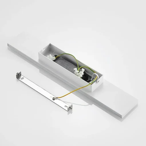 Lindby Ignazia LED wandlamp, 47 cm, wit, metaal, omhoog/omlaag