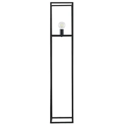 Lindby Jordana vloerlamp, frame, zwart, 1-lamp.