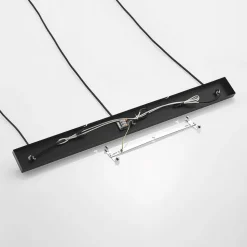 Lindby Justinos hanglamp, 3-lamps, koper