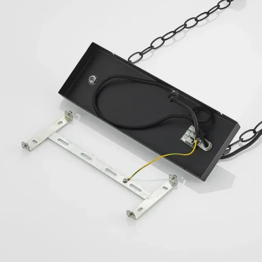 Lindby Kamilja hanglamp voor de eetkamer, hout
