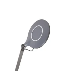 Lindby klemlamp Nyxaris, grijs, metaal, CCT, 52 cm
